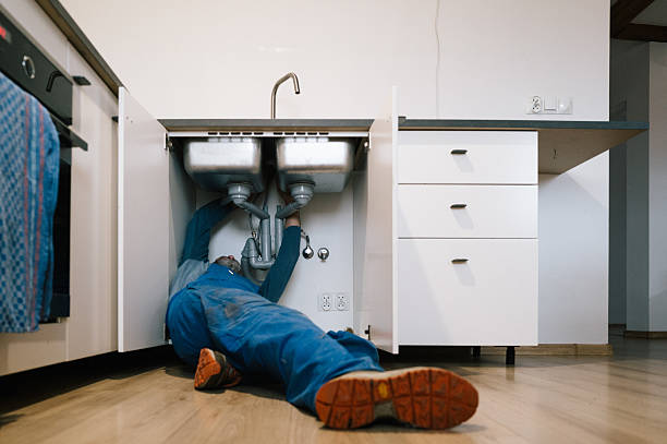 Professional Plumbing technician working in Hildebran, NC